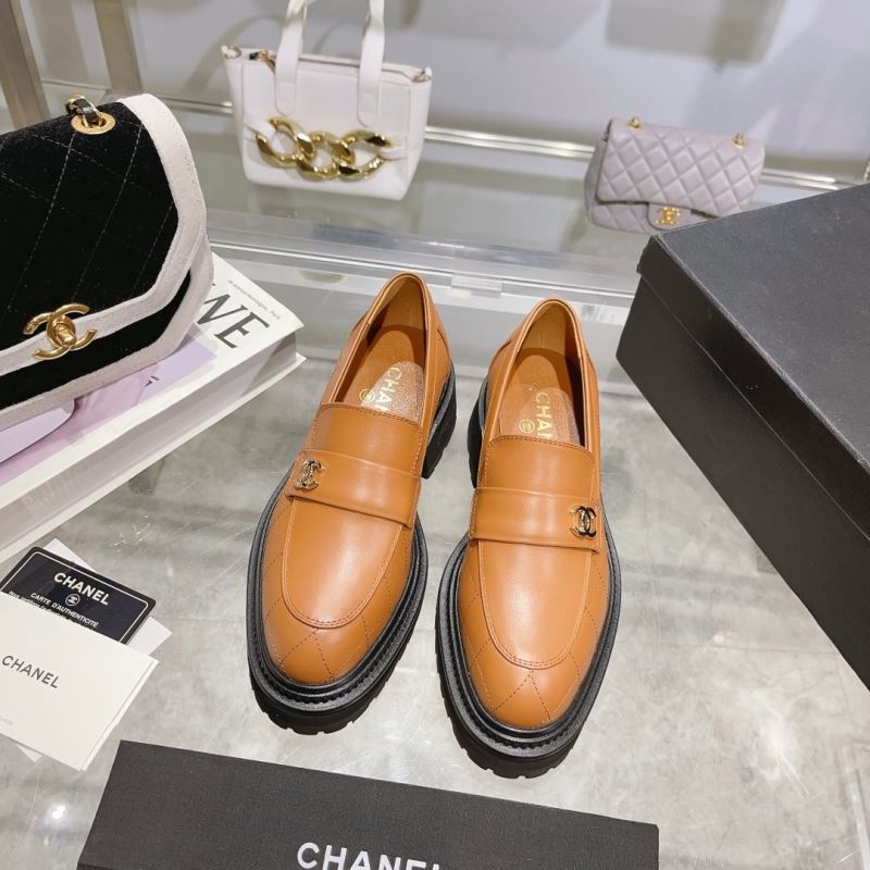 Ch*el leather shoes